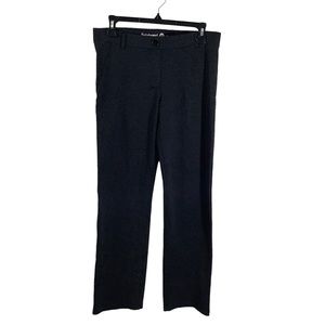 Betabrand Yoga Pants Dark Grey Dressed Pants